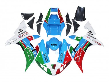 500 Azzurro 02-03 Yamaha R1 Carene Moto