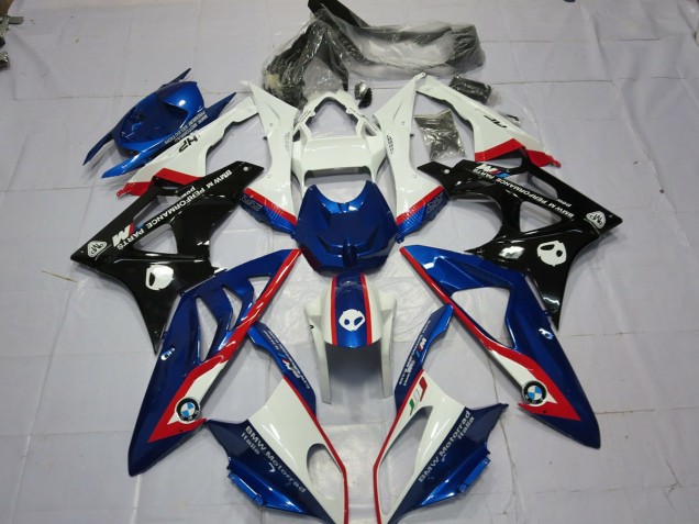 Alien Blu & Bianco 09-14 BMW S1000RR Carene Moto