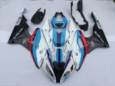 Alien Blu & Bianco 09-14 BMW S1000RR Carene Moto