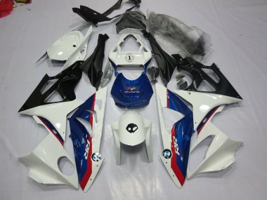 Alien Blu & Bianco 09-14 BMW S1000RR Carene Moto