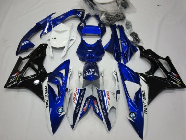 Alieno Blu & Bianco 09-14 BMW S1000RR Carene Moto