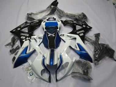 Alieno Blu & Bianco 09-14 BMW S1000RR Carene Moto