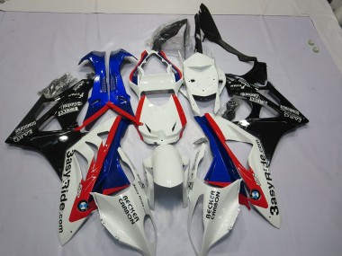 Alieno Blu & Bianco 09-14 BMW S1000RR Carene Moto