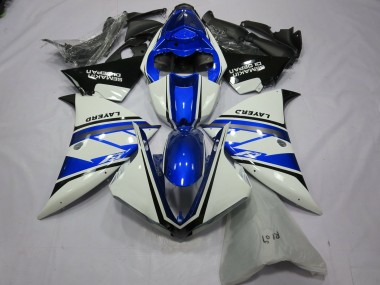 Argento Bianco Yamalube 12-14 Yamaha R1 Carene Moto