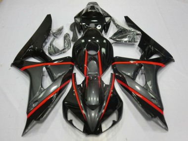 Argento & Nero 06-07 Honda CBR1000RR Carene Moto