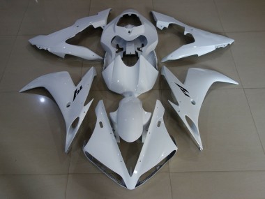 Bianco Lucido 04-06 Yamaha R1 Carene Moto