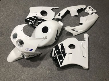 Bianco Nero 90-98 Honda CBR250RR Carene Moto