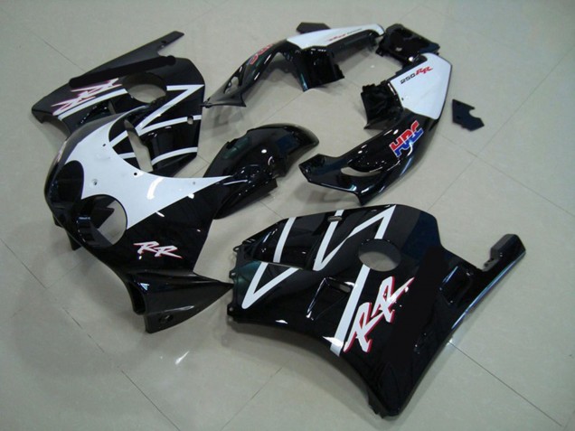 Blanc Noir HRC 90-98 Honda CBR250RR Carene Moto