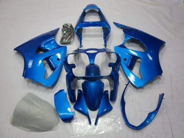 Blu 00-02 Kawasaki ZX6R Carene Moto