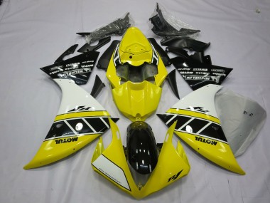 Giallo & Bianco 12-14 Yamaha R1 Carene Moto