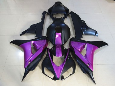 Nero Opaco Viola 06-07 Honda CBR1000RR Carene Moto