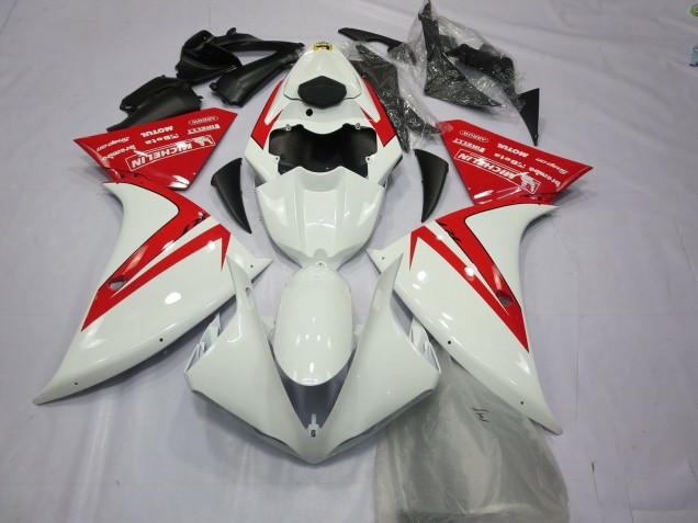 Rosso & Bianco 12-14 Yamaha R1 Carene Moto