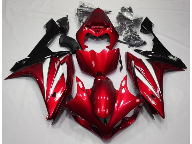 Rosso Bianco & Nero 07-08 Yamaha R1 Carene Moto