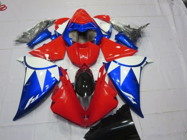 Rosso Blu & Bianco 12-14 Yamaha R1 Carene Moto