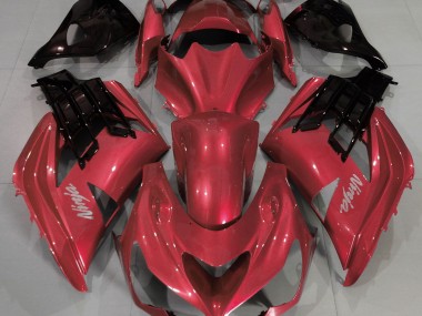 Rosso Vibrante 12-21 Kawasaki ZX14R Carene Moto